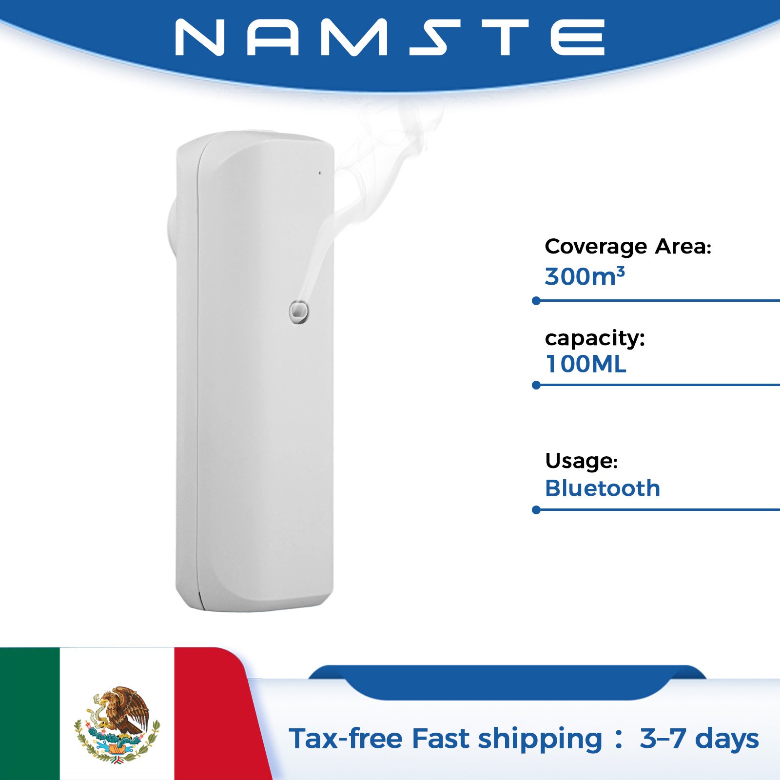 Smart Home Fragrance Diffuser - ناشر زيوت عطرية NAMSTE بتقنية البلوتوث،