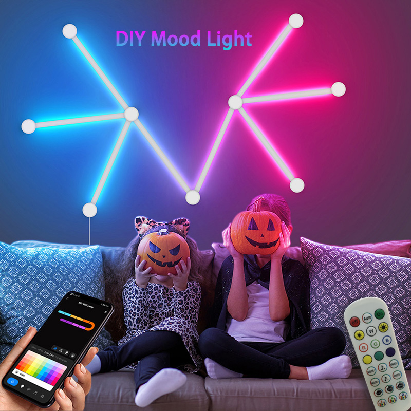 Smart Home Tv - مصباح حائط RGB ذكي، شريط إضاءة