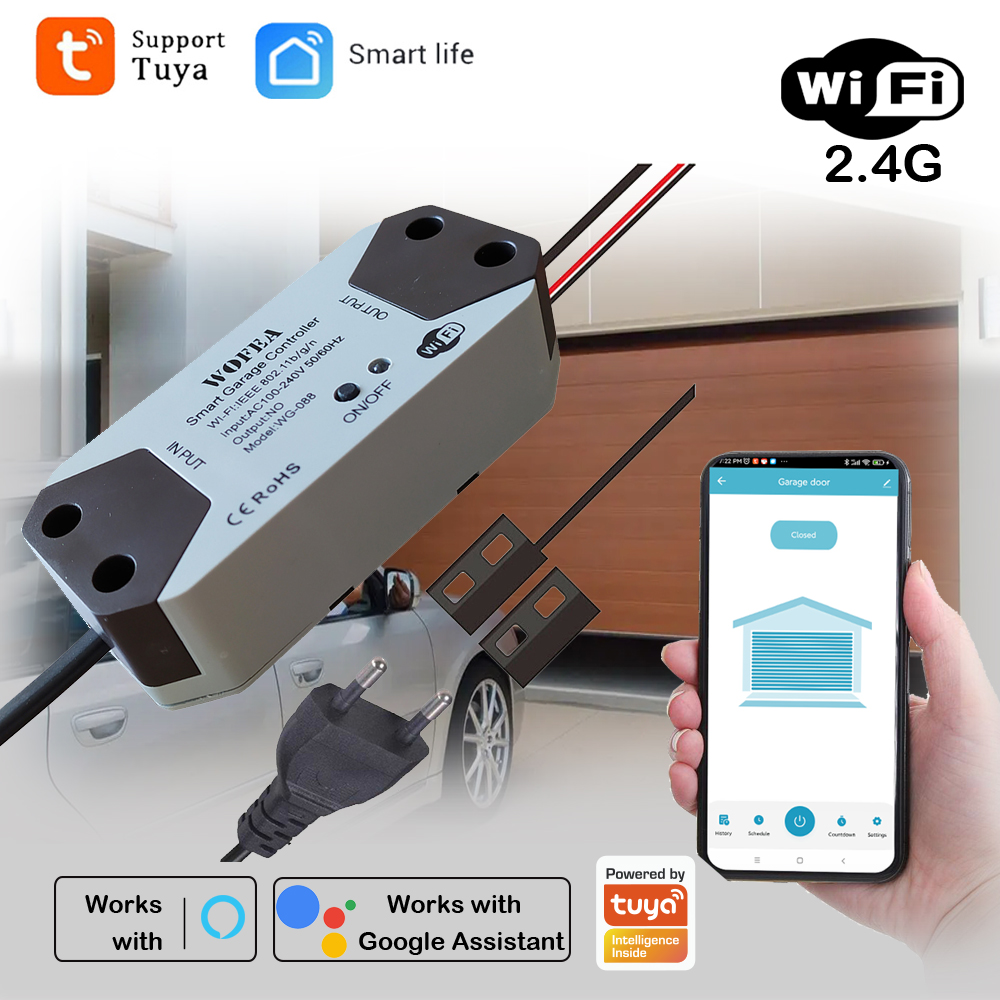 Smart Garage Door Opener - وحدة تحكم فتاحة باب المرآب الذكية،