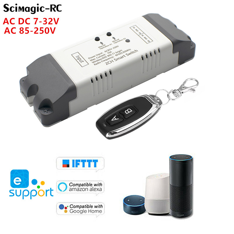 Smart Garage Door Opener - EWelink واي فاي التبديل الذكية فتحت