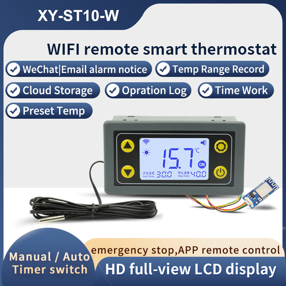Smart Home Thermostat - ترموستات بشاشة رقمية ، وحدة تحكم