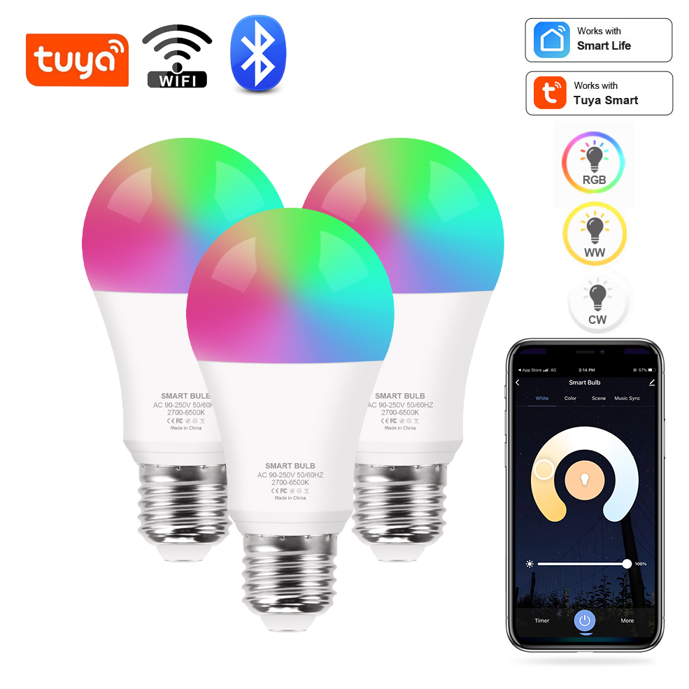 Smart Home Outdoor - Tuya Wifi/Bluetooth لمبة ذكية Alexa Led