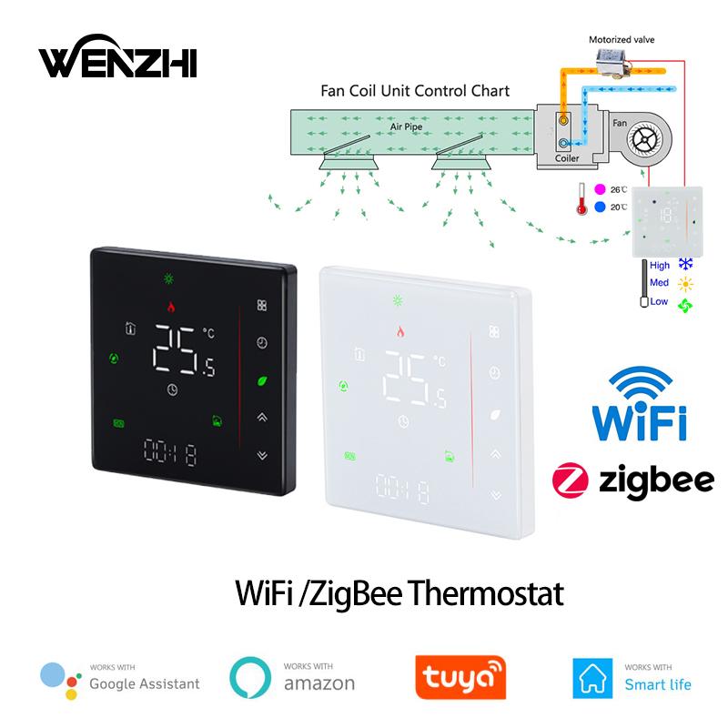 زيجبي/واي فاي تكييف الهواء ترم - مراجعة Smart Home Thermostat وسعره