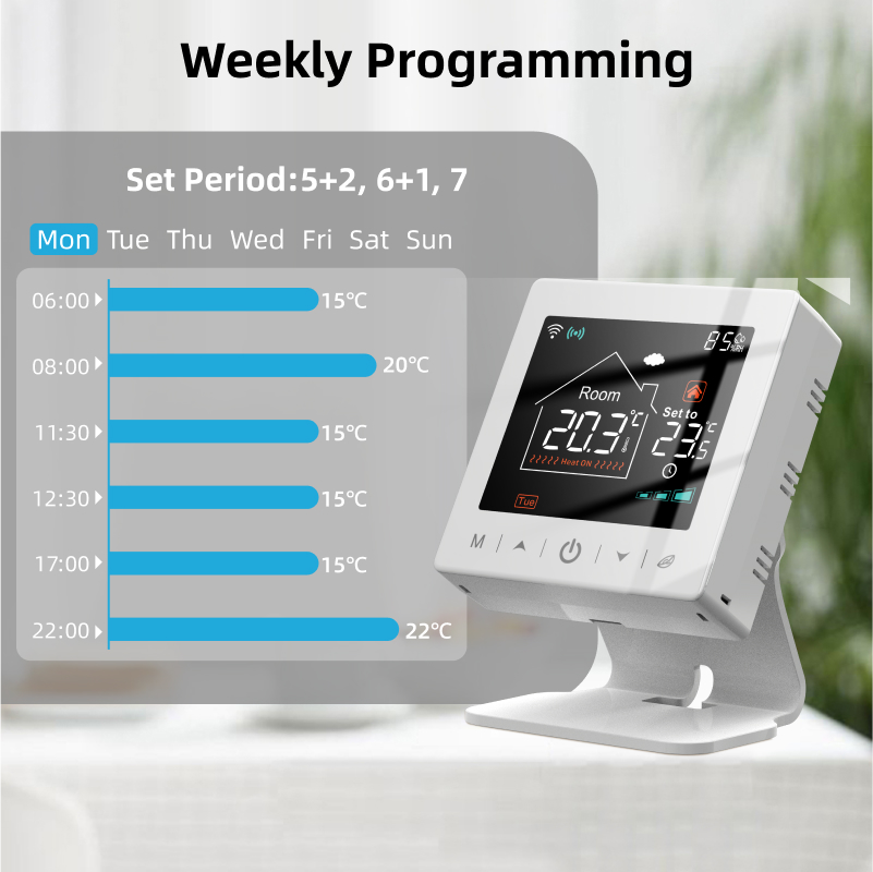 المنزل الذكي واي فاي ترموستات  - مراجعة Smart Home Thermostat وسعره