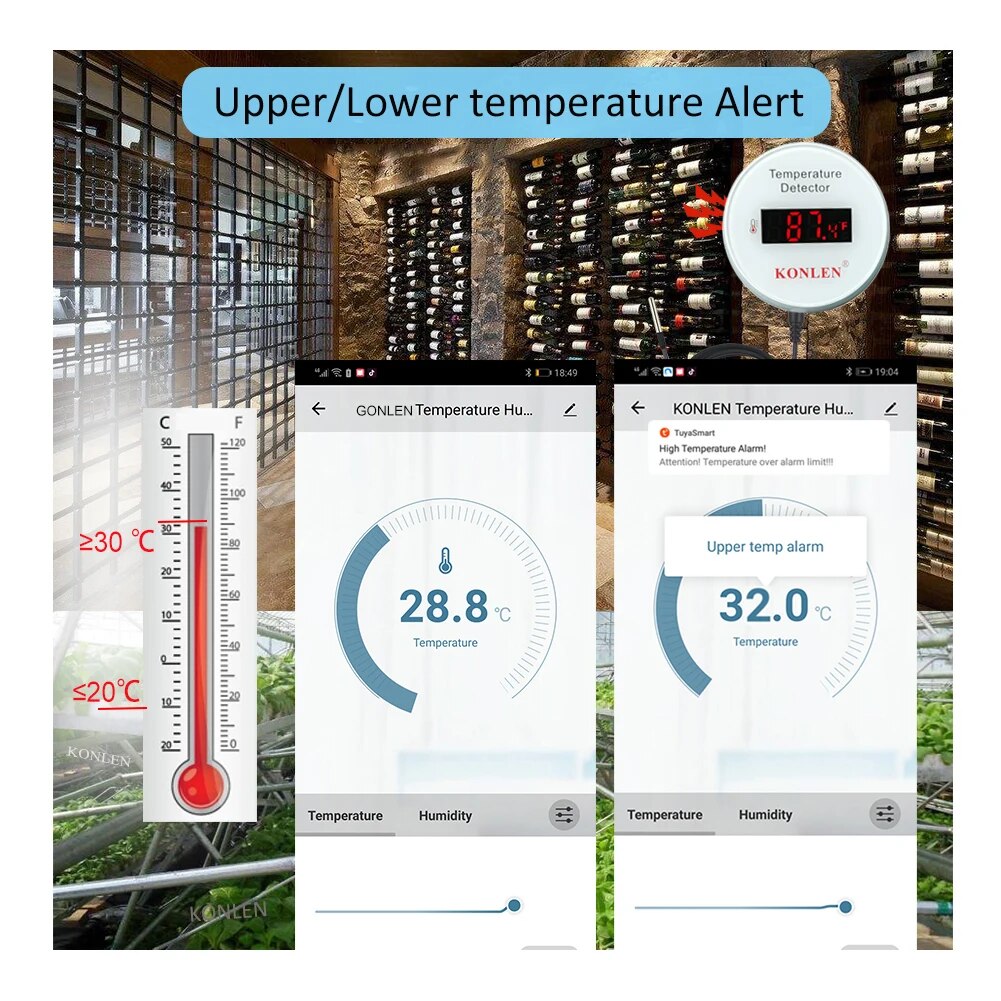 جهاز استشعار درجة الحرارة KONL - مراجعة Smart Home Thermostat وسعره