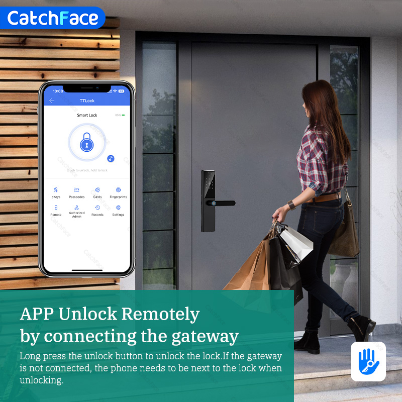 بلوتوث بصمة قفل الباب TTLock A - مراجعة Smart Home Keyestudio وسعره