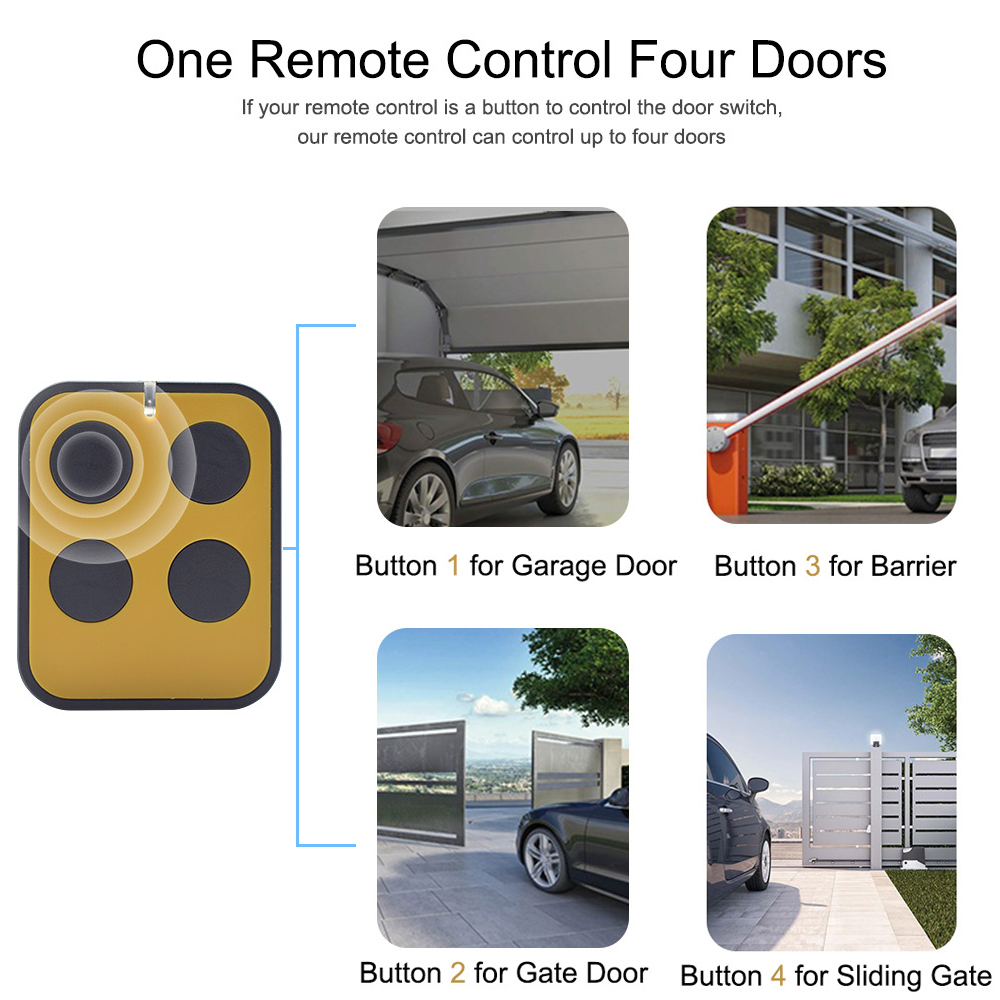 متعدد التردد 280-868 ميجا هرتز - مراجعة Smart Garage Door Opener وسعره