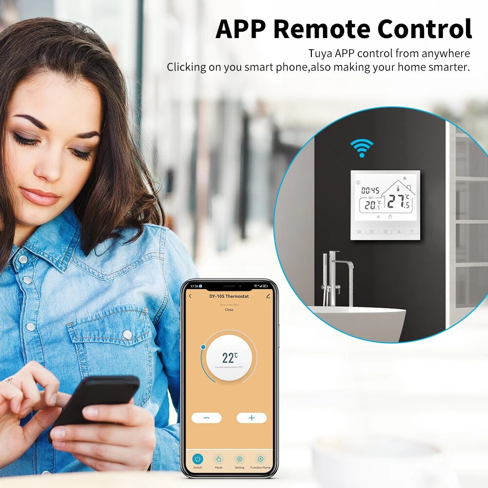 ثيرموستات ذكي واي فاي من تويا  - مراجعة Smart Home Thermostat وسعره