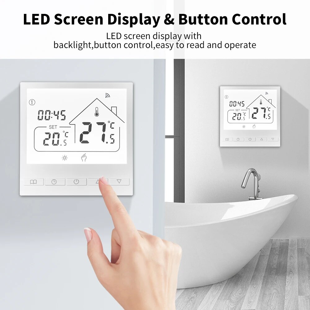 ثيرموستات ذكي واي فاي من تويا  - مراجعة Smart Home Thermostat وسعره