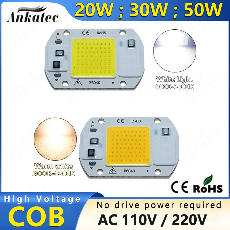 3000K 6000K LED COB رقاقة ضوء  - مراجعة Smart Home Outdoor وسعره