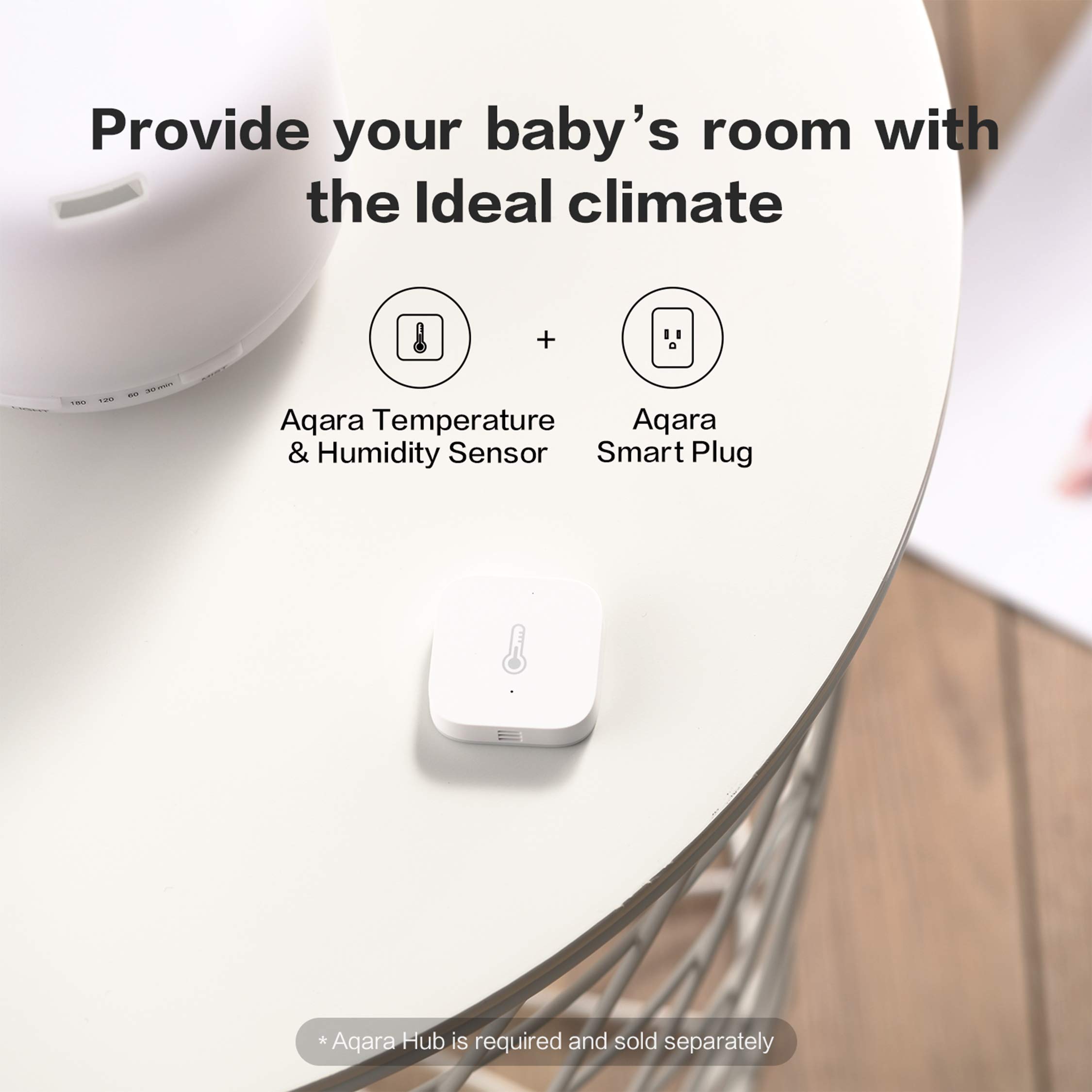 Aqara مستشعر درجة الحرارة والر - مراجعة Smart Home Xiaomi App وسعره