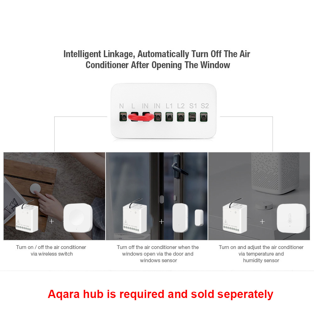الأصلي Aqara اتجاهين وحدة التح - مراجعة Smart Home Xiaomi App وسعره