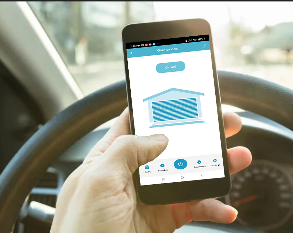 وحدة تحكم فتاحة باب المرآب الذ - مراجعة Smart Garage Door Opener وسعره