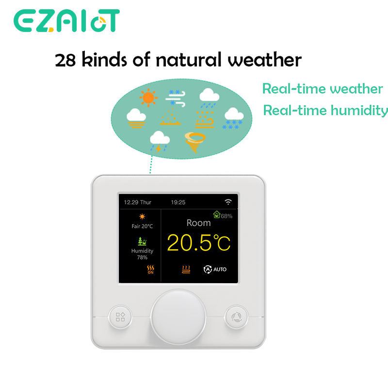 التدفئة الأرضية واي فاي ترموست - مراجعة Smart Home Thermostat وسعره