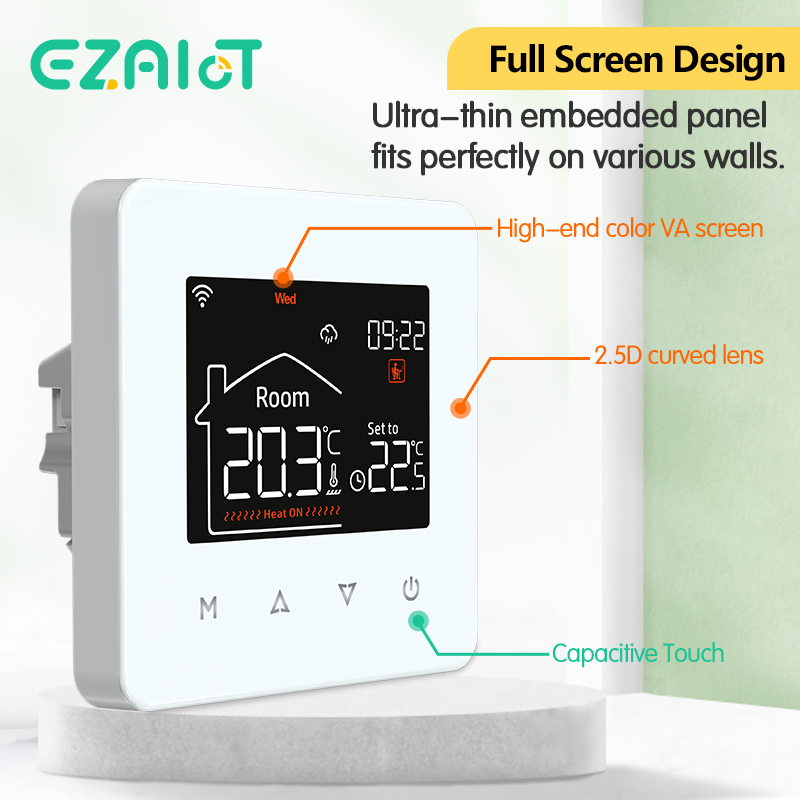 ترموستات تسخين الأرضية واي فاي - مراجعة Smart Home Thermostat وسعره