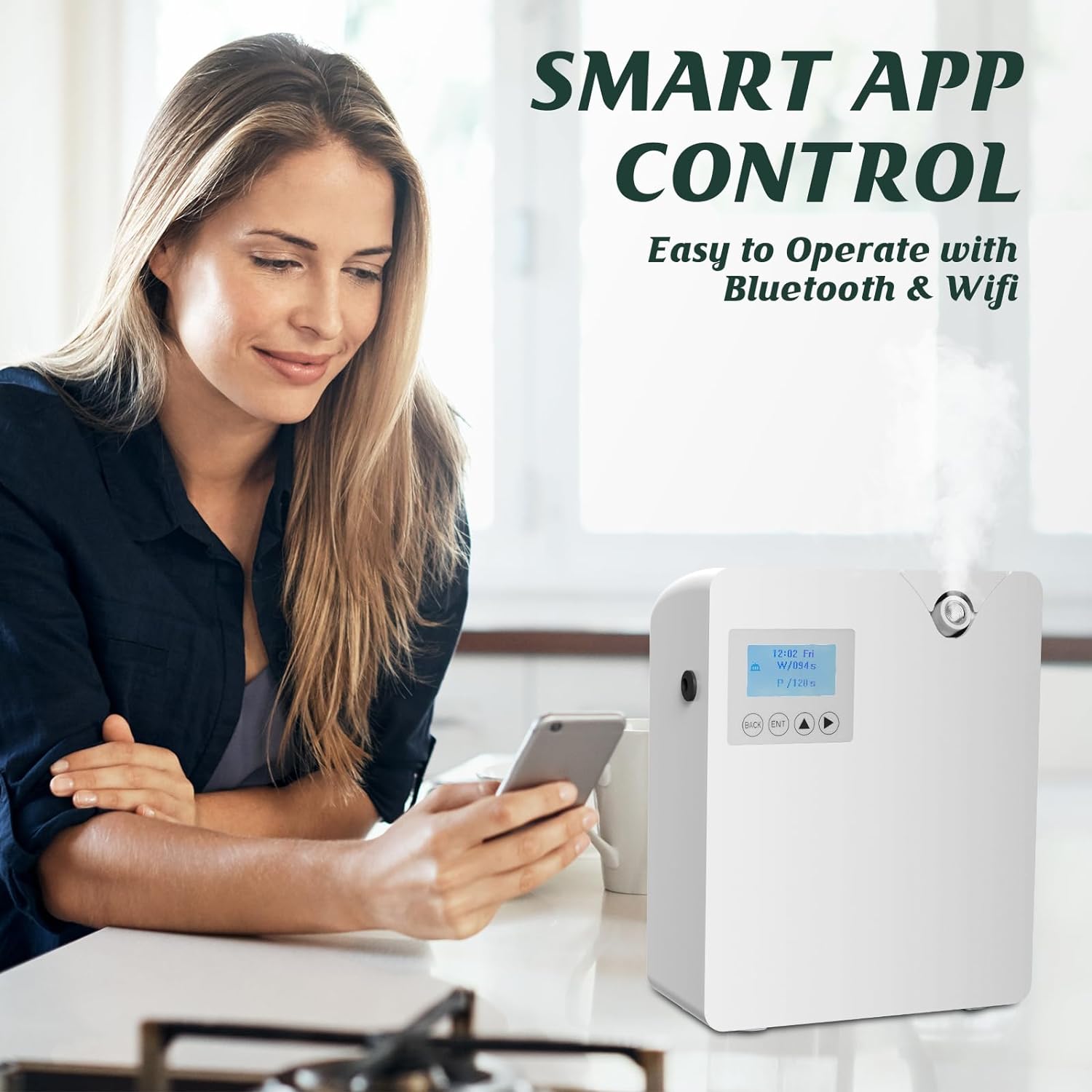 الناشرون الروائح 300 مللي WIFI - مراجعة Smart Home Fragrance Diffuser وسعره