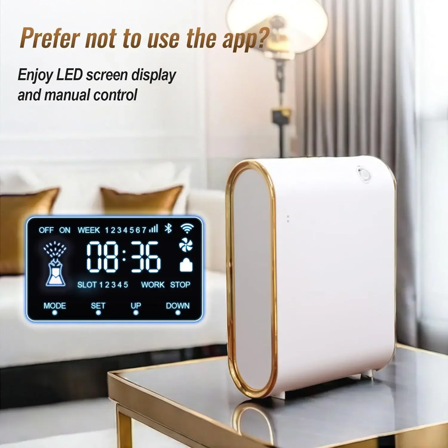 ناشر رائحة الغرفة بدون ماء آلة - مراجعة Smart Home Fragrance Diffuser وسعره