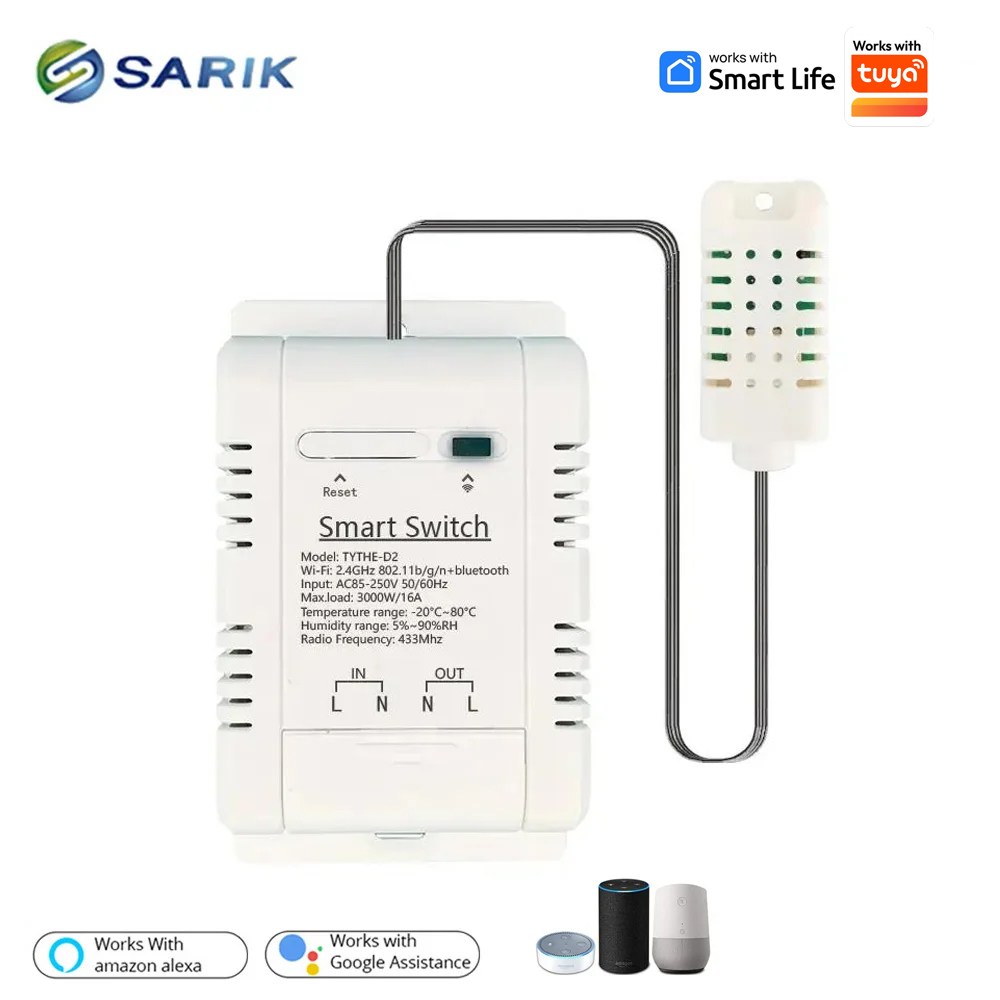 مفتاح ترموستات واي فاي 16 أمبي - مراجعة Smart Home Thermostat وسعره
