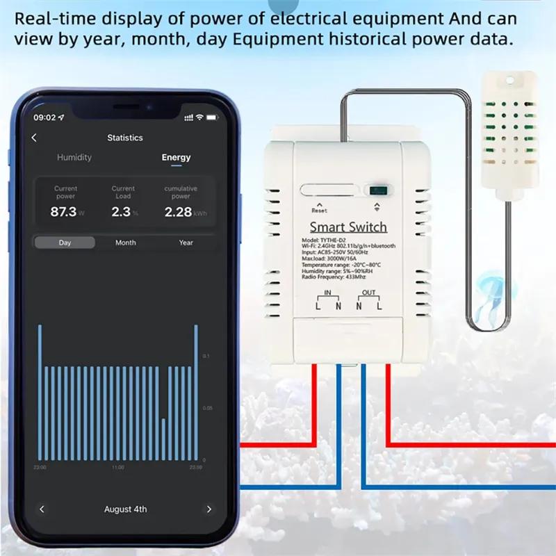 مفتاح ترموستات واي فاي 16 أمبي - مراجعة Smart Home Thermostat وسعره