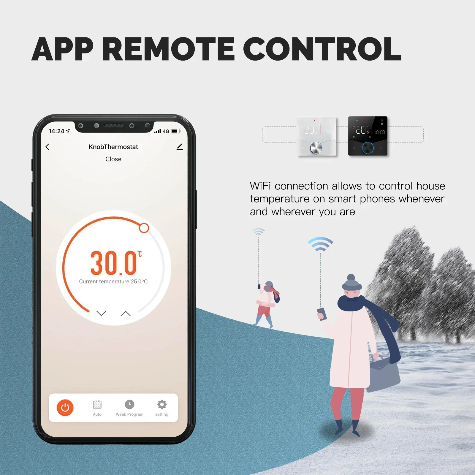 MOES Tuya WiFi مقبض ذكي ترموست - مراجعة Smart Home Thermostat وسعره